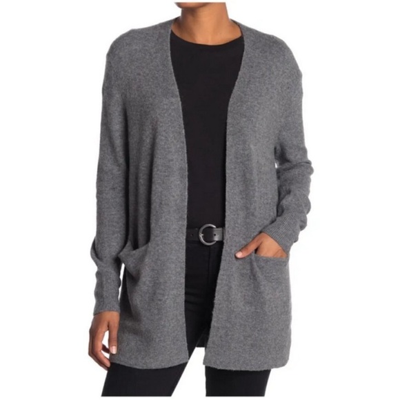 Madewell Cozy Walker Cardigan in Heather Evening Grey Size S - Picture 1 of 11